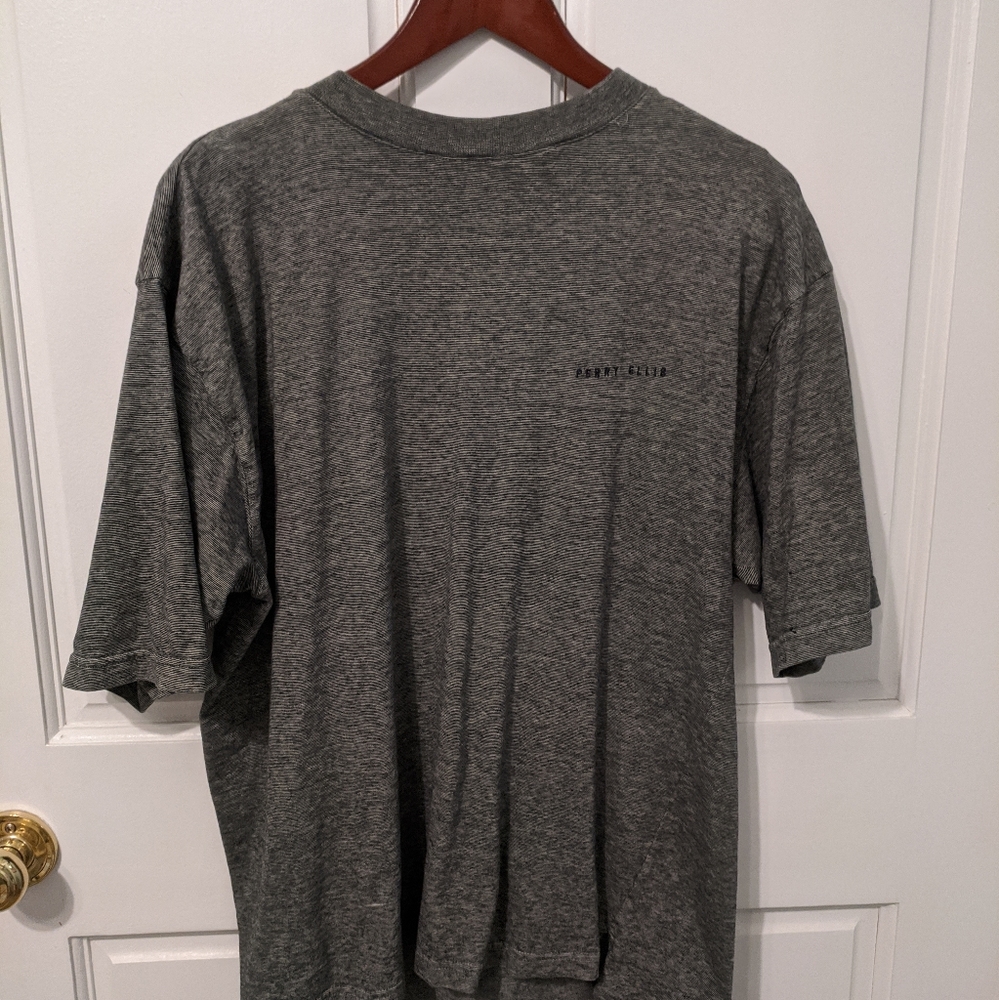perry ellis stripped t-shirt